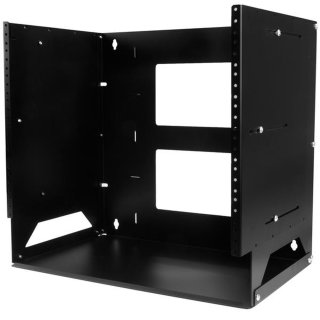 StarTech Wandmontage Server Rack mit Fachboden - 4HE - Anpassbar von 30,5 cm - 45,7cm - Rack (Wandbefestigung)