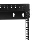 StarTech 15U 19 Zoll Wall Mount Network Rack, Adjustable Depth 12-20 Zoll 2 Post Open Frame Server Room Rack for AV/Data/ IT Communication/Computer Equipment/Switch with Cage Nuts & Screws - 15U Adjustable Rack (RK15WALLOA)