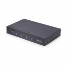 StarTech 4-Port KM Switch with Mouse Roaming, USB Switch...