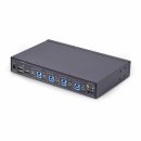 StarTech.com 4-Port KM Switch with Mouse Roaming, USB...