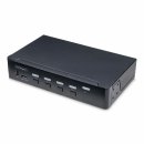 StarTech 4-Port DisplayPort KVM Switch, 4K 60Hz, TAA...