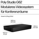 HP Poly Studio G62 - Videokonferenzsystem - Zertifiziert für Microsoft Teams, Certified for Poly Video