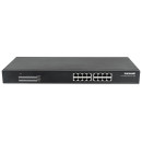 Intellinet 16-Port Gigabit Ethernet PoE+ Switch, 16 x PoE ports, IEEE 802.3at/af Power-over-Ethernet (PoE+/PoE)