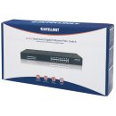 Intellinet 16-Port Gigabit Ethernet PoE+ Switch, 16 x PoE ports, IEEE 802.3at/af Power-over-Ethernet (PoE+/PoE)