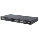 Intellinet 24-Port Gigabit Ethernet PoE+ Switch with 2...