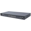 Intellinet 16-Port Gigabit Ethernet PoE+ Web-Managed...