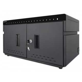 Manhattan Charging Cabinet/Cart via USB-C x20 Devices, Desktop, Power Delivery 18W per port (360W total)