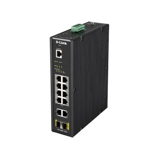 D-Link DIS 200G-12PS - Switch - managed - 10 x 10/100/1000 (8 PoE+)