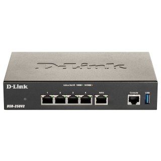 D-Link DSR-250V2 - Router 4-Port-Switch - 1GbE