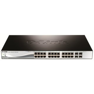 D-Link Web Smart DGS-1210-28P - Switch - L3 - managed - 24 x 10/100/1000 (PoE)