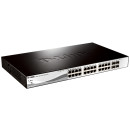 D-Link Web Smart DGS-1210-28P - Switch - L3 - managed - 24 x 10/100/1000 (PoE)