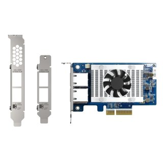 QNAP QXG-10G2T-X710 - Netzwerkadapter - PCIe 3.0 x4 Low-Profile - 10Gb Ethernet x 2 - für QNAP QSW-1208-8C, QSW-M2108-2C