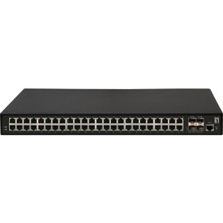 LevelOne Switch 48x GE GTL-5291 4x10GSFP+19"