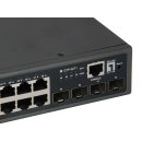 LevelOne 52-Port L3 Lite Managed Gigabit PoE Switch, 4 x 10GbE SFP+, 48 PoE-Ausgänge, 400W PoE-Leistungsbudget, Managed, L3, Gigabit Ethernet (10/100/1000), Power over Ethernet (PoE), Rack-Einbau