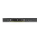 ZyXEL XGS1930-28HP 28-Port Smart mgd PoE+ Switch 24x GbE...