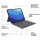 Logitech Combo Touch - Tastatur und Foliohülle - mit Trackpad - hintergrundbeleuchtet - Apple Smart connector - QWERTZ - Schweiz - Oxford Gray - für Apple 12.9-inch iPad Pro (5. Generation)