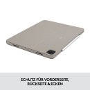 Logitech Combo Touch - Tastatur und Foliohülle - mit Trackpad - hintergrundbeleuchtet - Apple Smart connector - QWERTZ - Schweiz - Sand - für Apple 12.9-inch iPad Pro (5. Generation)