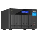 QNAP TVS-H674T - NAS-Server - 6 Schächte - SATA 6Gb/s - RAID RAID 0, 1, 5, 6, 10, JBOD, 50 - RAM 32 GB - 2.5 Gigabit Ethernet - iSCSI Support