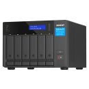 QNAP TVS-H674T - NAS-Server - 6 Schächte - SATA 6Gb/s - RAID RAID 0, 1, 5, 6, 10, JBOD, 50 - RAM 32 GB - 2.5 Gigabit Ethernet - iSCSI Support