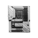 MSI Z790 PROJECT ZERO - Motherboard - ATX - LGA1700-Sockel - Z790 Chipsatz - USB 3.2 Gen 1, USB 3.2 Gen 2, USB-C 3.2 Gen2, USB-C 3.2 Gen 2x2 - 2.5 Gigabit LAN, Wi-Fi 7, Bluetooth - Onboard-Grafik (CPU erforderlich)