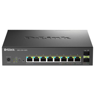 D-Link DMS 1250-10SPL - Switch - L2+ - Smart - 2 x 10/100/1000/2.5G (PoE++)