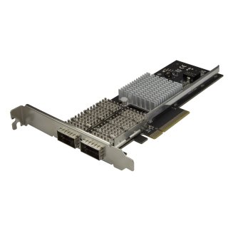 StarTech.com Dual Port 40G QSFP+ Netzwerkkarte - Intel XL710 Open QSFP+ Converged Adapter - PCIe 40 Gigabit Ethernet Server NIC - 40GbE LWL LAN Karte - Dell PowerEdge HPE ProLiant (PEX40GQSFDPI)