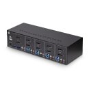 StarTech 4-Port Dual-Monitor DisplayPort KVM Switch, 4K...