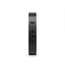 HP Elite t655 - Thin Client - SFF - 1 x Ryzen Embedded R2314 / 2.1 GHz - RAM 8 GB - Flash 64 GB - eMMC - Radeon Graphics - 1GbE - Win 10 IoT Enterprise - Monitor: keiner - Tastatur: Französisch