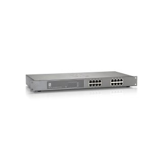 LevelOne GEP-1622 - Switch - unmanaged - 16 x 10/100/1000