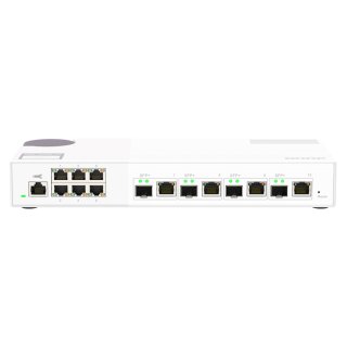 QNAP QSW-M2106-4C - Switch - managed - 6 x 2.5GBase-T + 4 x combo 10 Gigabit SFP+/RJ-45