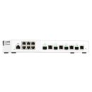 QNAP QSW-M2106-4C - Switch - managed - 6 x 2.5GBase-T + 4 x combo 10 Gigabit SFP+/RJ-45