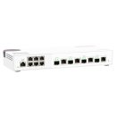 QNAP QSW-M2106-4C - Switch - managed - 6 x 2.5GBase-T + 4 x combo 10 Gigabit SFP+/RJ-45