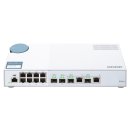 QNAP QSW-M408-2C - Switch - managed - 2 x 10 Gigabit SFP+ + 2 x C 10 G-Bit SFP+ + 8 x 10/100/1000