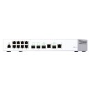 QNAP QSW-M408-2C - Switch - managed - 2 x 10 Gigabit SFP+ + 2 x C 10 G-Bit SFP+ + 8 x 10/100/1000