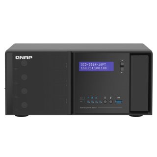 QNAP QGD-3014-16PT - Switch - Smart - 16 x 10/100/1000 (PoE+)