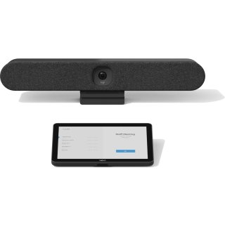 Logitech Tap IP Appliance Room Solutions Huddle + Small Rooms - Kit für Videokonferenzen (Logitech Rally Bar Huddle, Logitech Tap IP)