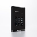 diskAshur3 4TB Black USB-C + USB-A / 2.5" / external HDD / Military Grade, AES-XTS 256-bit hardware encryption, FIPS PUB 197 / Keypad / Bootable / FIPS 140-3 Level 3