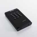 diskAshur3 4TB Black USB-C + USB-A / 2.5" / external HDD / Military Grade, AES-XTS 256-bit hardware encryption, FIPS PUB 197 / Keypad / Bootable / FIPS 140-3 Level 3