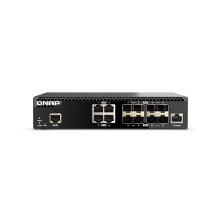 QNAP QSW-M3212R-8S4T - Switch - managed - 4 x 100/1000/2.5G/5G/10GBase-T + 8 x 10Gb Ethernet SFP+