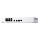 QNAP QSW-308-1C - Switch - unmanaged - 2 x 10 Gigabit SFP+ + 1 x C 10 G-Bit SFP+ + 8 x 10/100/1000