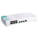 QNAP QSW-308-1C - Switch - unmanaged - 2 x 10 Gigabit SFP+ + 1 x C 10 G-Bit SFP+ + 8 x 10/100/1000