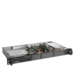 bluechip SERVERline R11201s 1HE Rack, Intel® Atom® C3558 Prozessor / 2.20 GHz, 16 GB DDR4, 480 GB SSD, 4 x Gigabit Ethernet