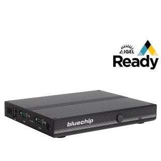 bluechip BUSINESSline M1100p *IGEL Ready* Intel® Prozessor N100 / bis zu 3.40 GHz, ohne Betriebssystem, 4 GB DDR4, 120 GB NVMe SSD, Intel® Wi-Fi 6E AX211, Bluetooth 5.3, 2 × Gigabit Ethernet, Intel® UHD Grafik