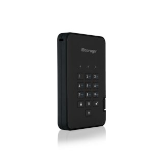 diskAshur2 SSD 8TB Black USB 3.2 (Gen 1) / 2.5" / external SSD / Military Grade, IP 56, AES-XTS 256-bit HW encryption, FIPS PUB 197 / EDGE / Keypad