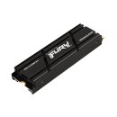 Kingston FURY Renegade - SSD - 4 TB - intern - M.2 2280 - PCIe 4.0 x4 (NVMe) - integrierter Kühlkörper