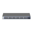 GS748Tv6, 48 Port Gigabit Smart Switch, 2x combo copper/ SFP Ports, Insight Remote/Cloud management.