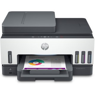 HP Smart Tank 7605 All-in-One - Multifunktionsdrucker - Farbe - Tintenstrahl - nachfüllbar - Letter A (216 x 279 mm)/A4 (210 x 297 mm) (Original) - A4/Legal (Medien) - bis zu 13 Seiten/Min. (Kopieren) - bis zu 15 Seiten/Min. (Drucken) - 250 Blatt - U