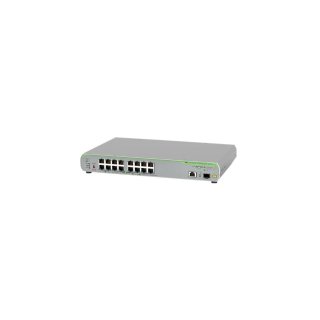 Allied Telesis CentreCOM AT-GS910/18XST - Switch - unmanaged - 16 x 10/100/1000 + 1 x 100/1000/2,5 G/5 G/10 G (Uplink) + 1 x 1 Gigabit/10 Gigabit SFP+ (Uplink) - an Rack montierbar - für P/N: AT-SP10BD40/I-13, AT-SP10ER40A/I, AT-SP10LRA/I, AT-SPLX10A