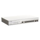 Nuclias Cloud Managed 10-Port Layer2 PoE+ Gigabit Switch,...