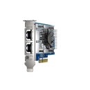 QNAP QXG-10G2T-X710 - Netzwerkadapter - PCIe 3.0 x4 Low-Profile - 10Gb Ethernet x 2 - für QNAP QSW-1208-8C, QSW-M2108-2C